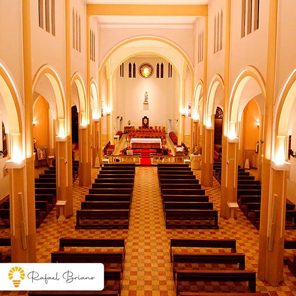 Projeto de iluminação - Catedral de Goiânia - Rafael Briano Lighting Design
